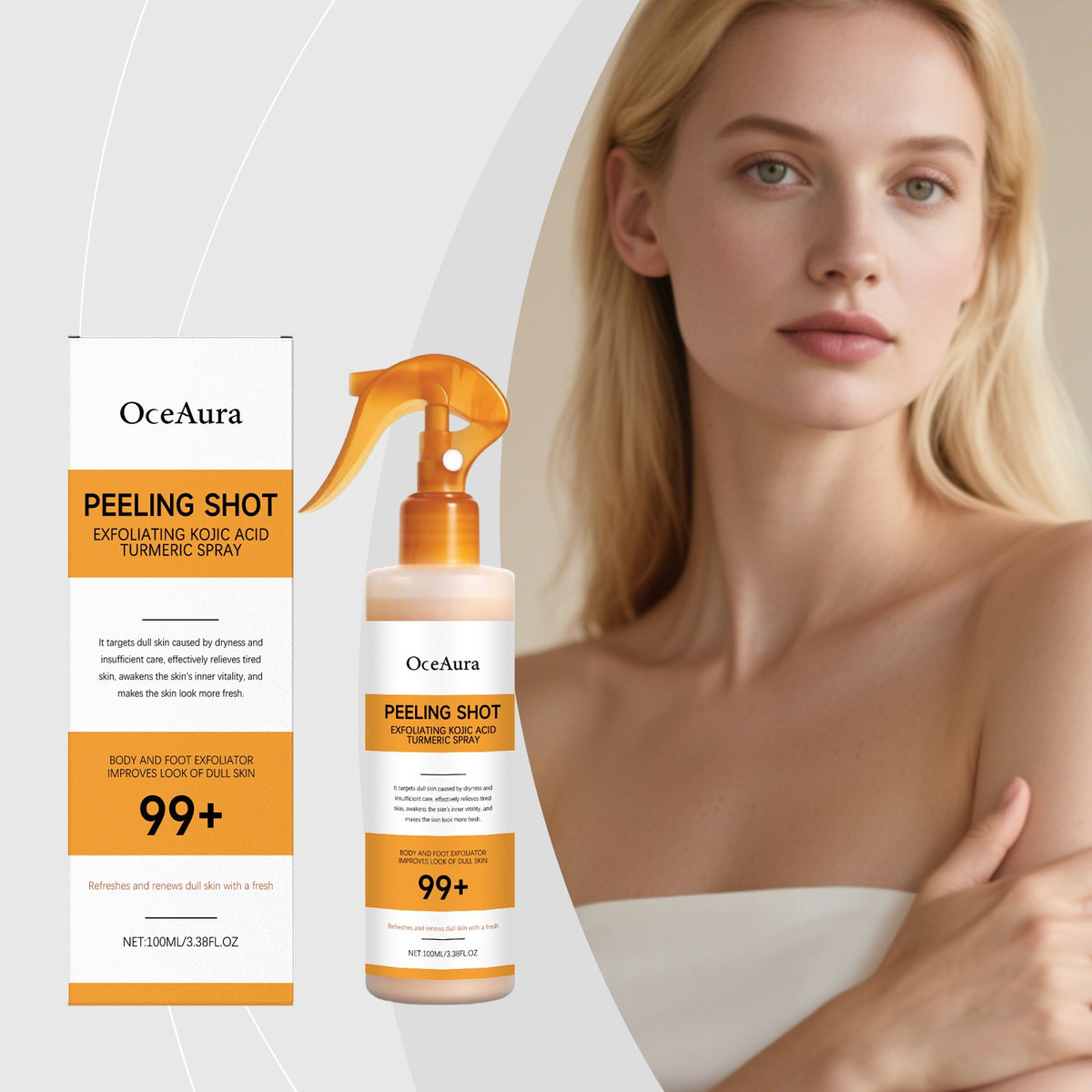 Kojic Acid Turmeric Exfoliating Spray 100ML